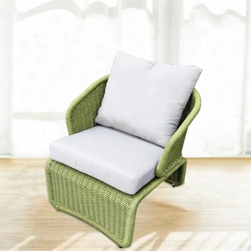 

Outdoor Furniture Balcony Garden Creative Rattan Table and Chair