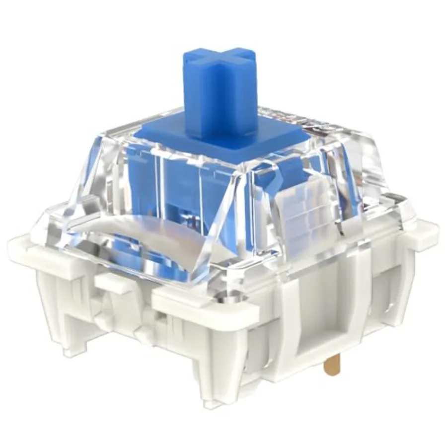 

Gateron G Pro 3.0 Switches for Mechanical Keyboard, 3-Pin 60gf Clicky/Pre-Lubed/Pin-Enhanced Switches
