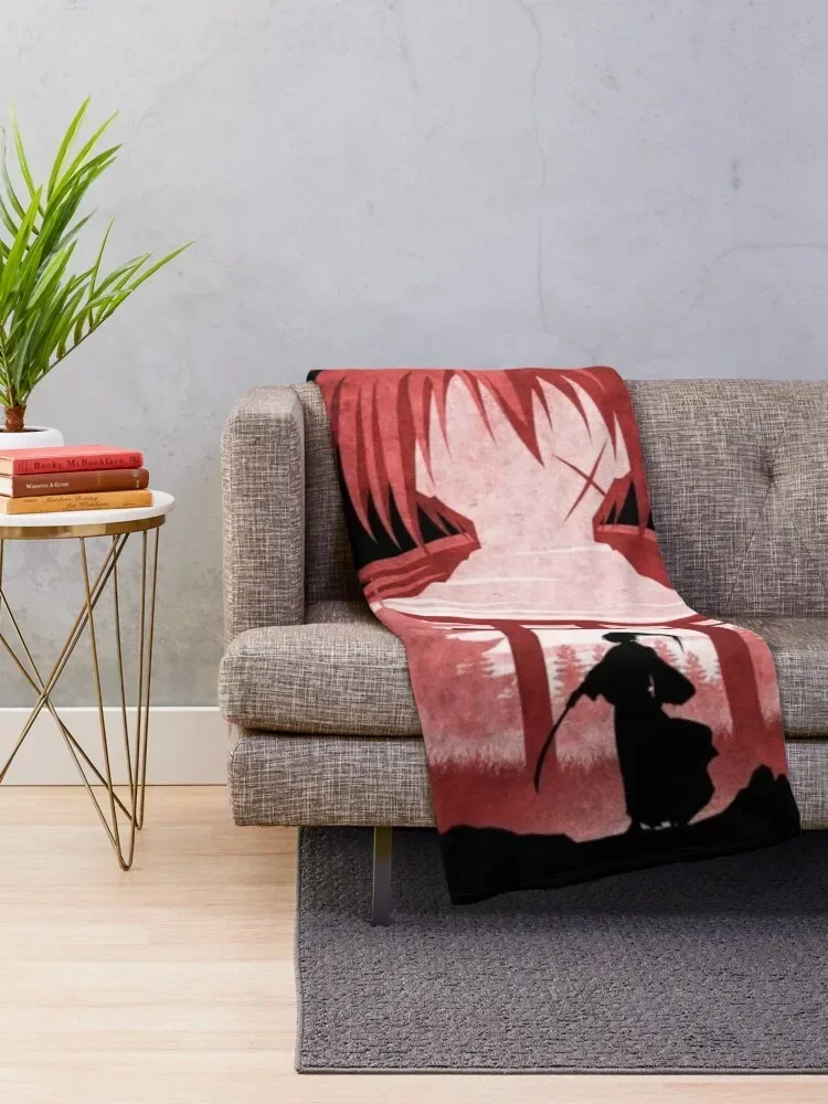 Kenshin Himura Throw Blanket Stuffeds Soft Bed Decorative Sofas Blankets