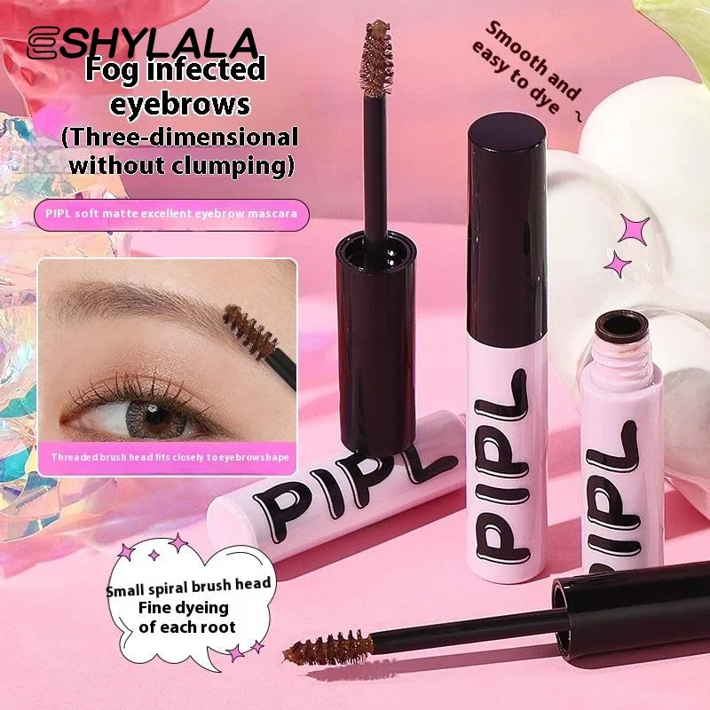 Fiber Brow Mascara Dauerhafte natürliche Augenbrauen-Färbecreme, vegane Formel, Wachstumsverdickung, Augenbrauen-Styling-Creme, Augenbrauenverstärker