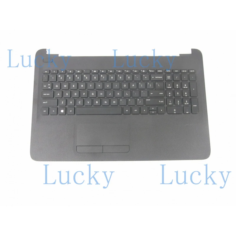 

f Black for HP Pavilion 15-AC Palmrest Touchpad Top Cover US QWERTY Keyboard
