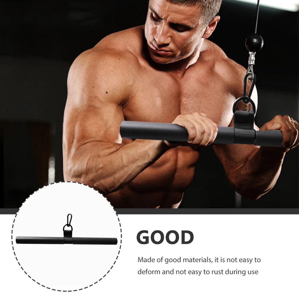 

Heavy Duty Pull Down Bar Professional Fitness Pull Bar Home Gym Muscle Training Rod Biceps Triceps Cable