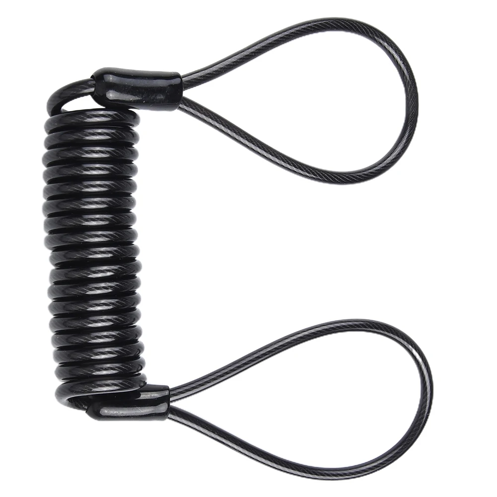 

Напоминание о блокировке диска кабеля, 1 шт., автомобильные аксессуары, автомобильные детали, пластиковый скутер, стальная катушка безопасности, материал высокого качества