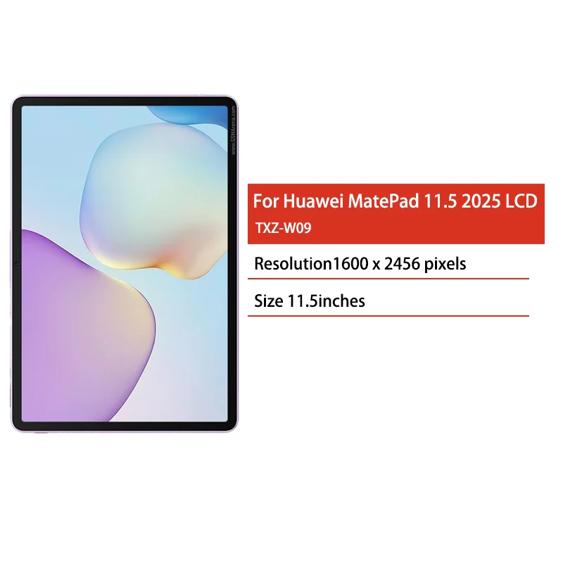 Ekran LCD z dotykiem (digitizer) 11,5 cala do Huawei MatePad 11.5 2025 TXZ-W09, części zamienne do montażu. — zdjęcie produktu 2