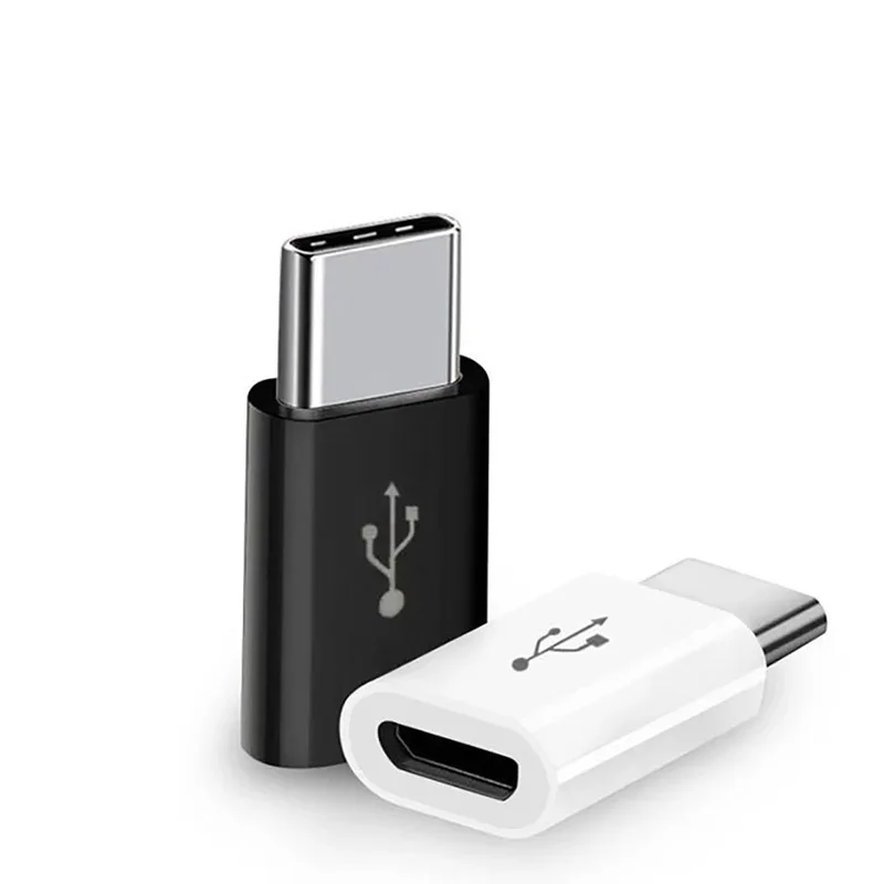 Micro USB Female To Type C Male Adapter Converter Micro-B To USB-C Connector Charging Adapter Phone Accessories