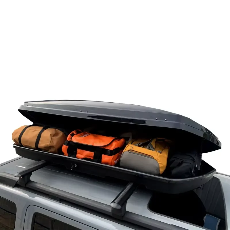 ROAHTRIP Bullet Hard-shell ABS+PC Waterproof Rooftop Cargo Box with Dual Side Opening Universal Fitment