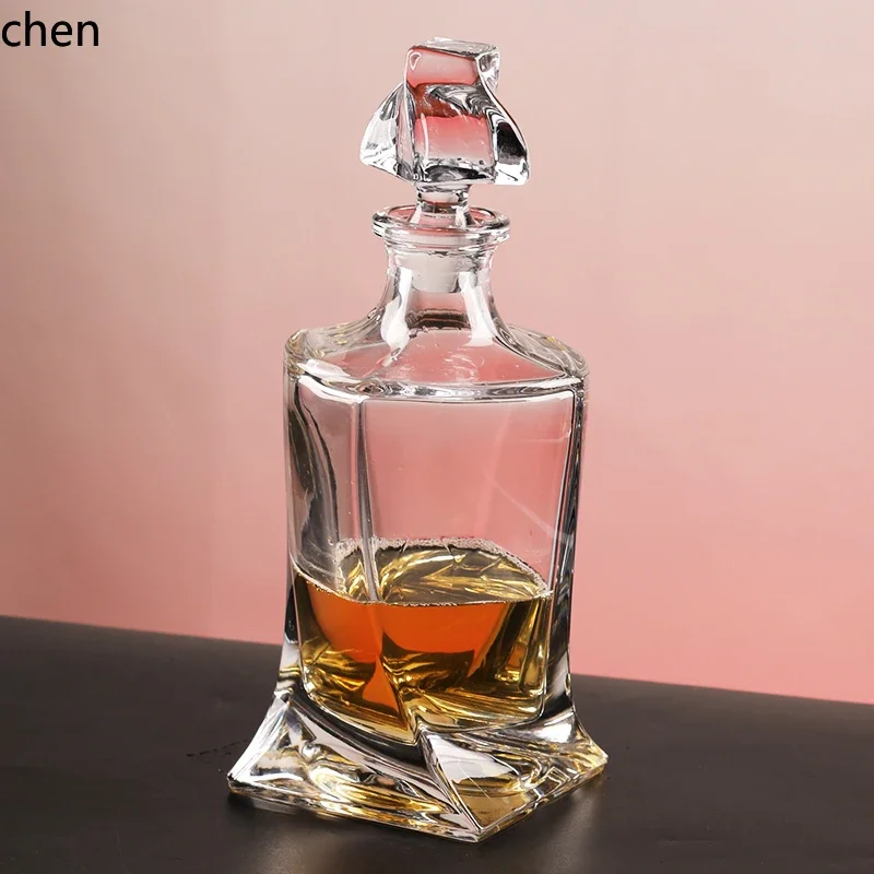 DSA  Imported Wine Bottle Decanter Empty  Foreign Wine Utensils Light Luxury High-end Gift Decoration