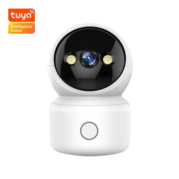 4 K 8MP Tuya WIFI IP CamaraOne-Touch Call Baby Monitor 5MP สมาร์ท WiFi กล้อง PTZ การติดตามอัตโนมัติ 10X ซูมกล้องวงจรปิดการเฝ้าระวังกล้อง