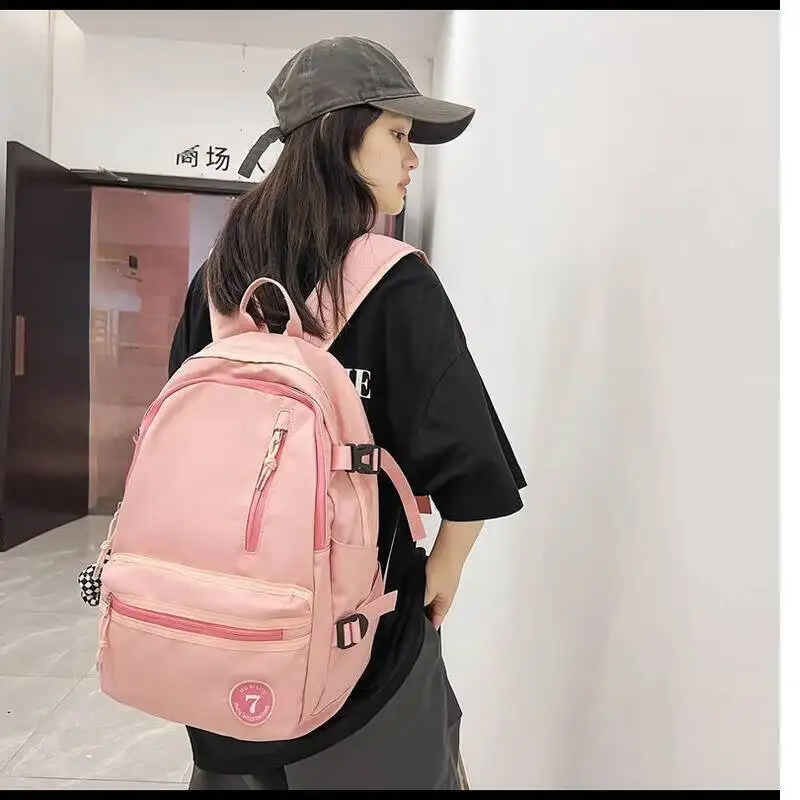 حقيبة ظهر Kawaii إكسسوار لطيف حقائب كتب كاجوال قلادة خفيفة الوزن حقائب نهارية للسفر حقيبة ظهر مقاومة للماء #2