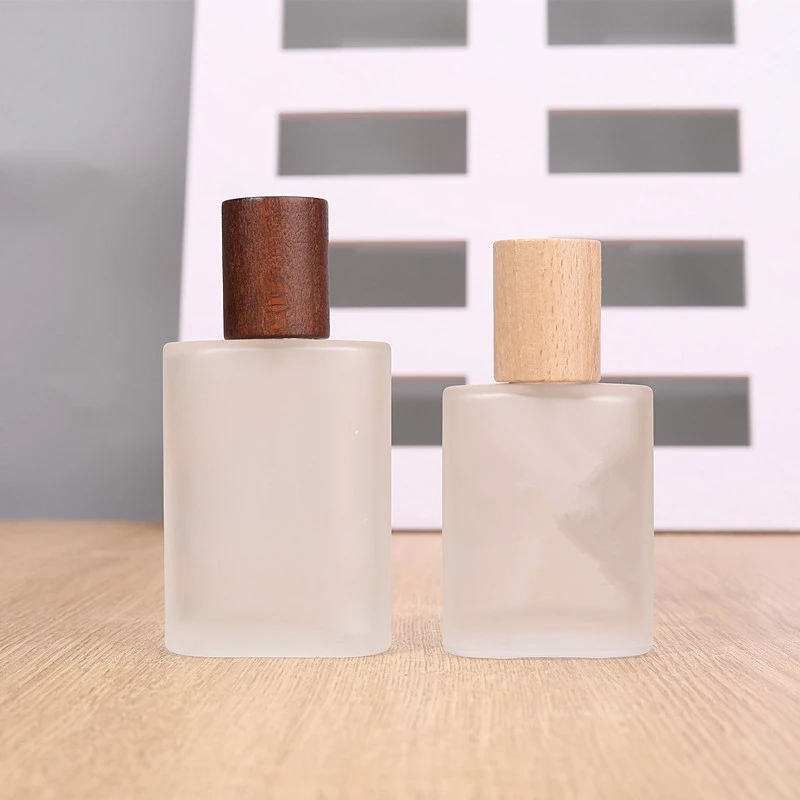 30Pcs 30ml 50ml Perfume Bottle Frosted Spray Bottles Packaging Bottle Refillable Atomizer Travel High Grade Cosmetic Container