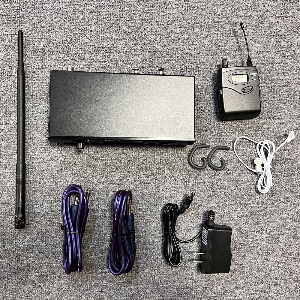 Leicozic-Sistema de Monitor de escenario inalámbrico SR510, 3 receptores, monitoreo de oído, retorno de escenario para cantante/altavoz Pro, equipo de Audio