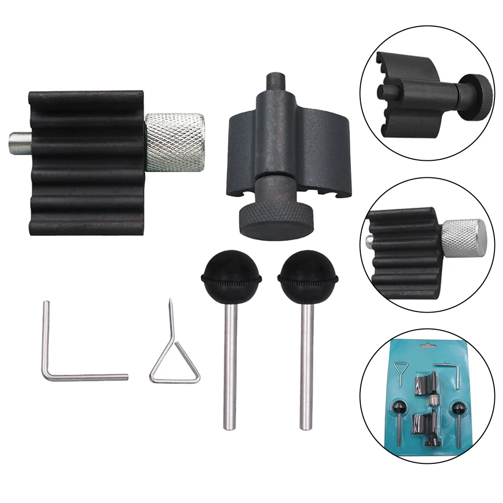 

Reliable 6 Piece Timing Belt and Camshaft Adjustment Tool Set for VAG Engines Made from Tough Carbon Steel Material