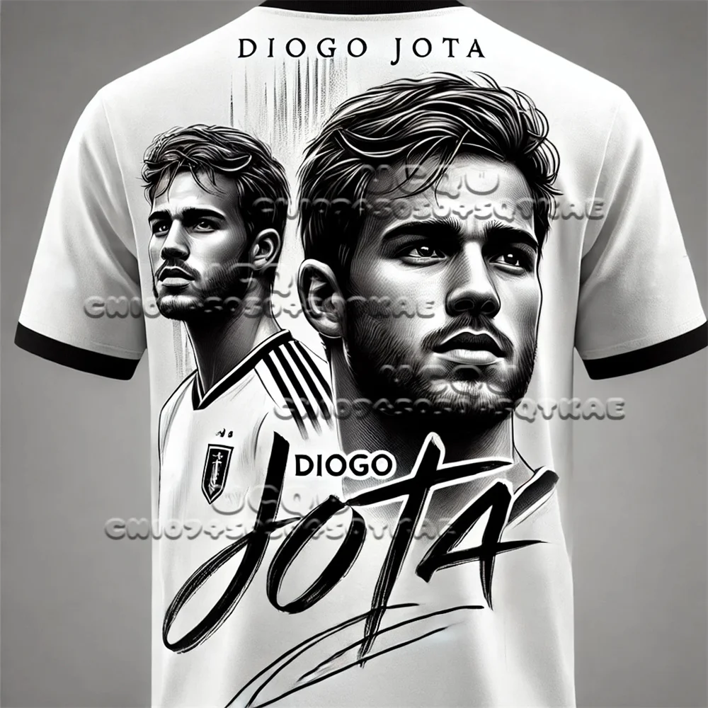 Camisa conmemorativa blanca de verano, nueva camiseta con diseño ChatGPT Diogo Jota, camiseta Jota Diogo No.20, camiseta para fanáticos de hombres/mujeres/niños