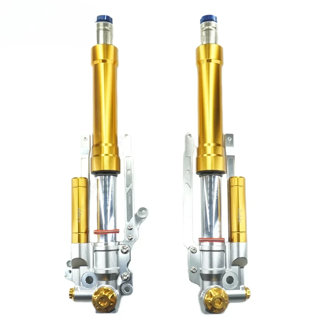 KINGHAM CNC Compression Adjustable Motorcycle Front Shock Absorber For HONDA PCX 160 Suspension System Customization OEM ODM