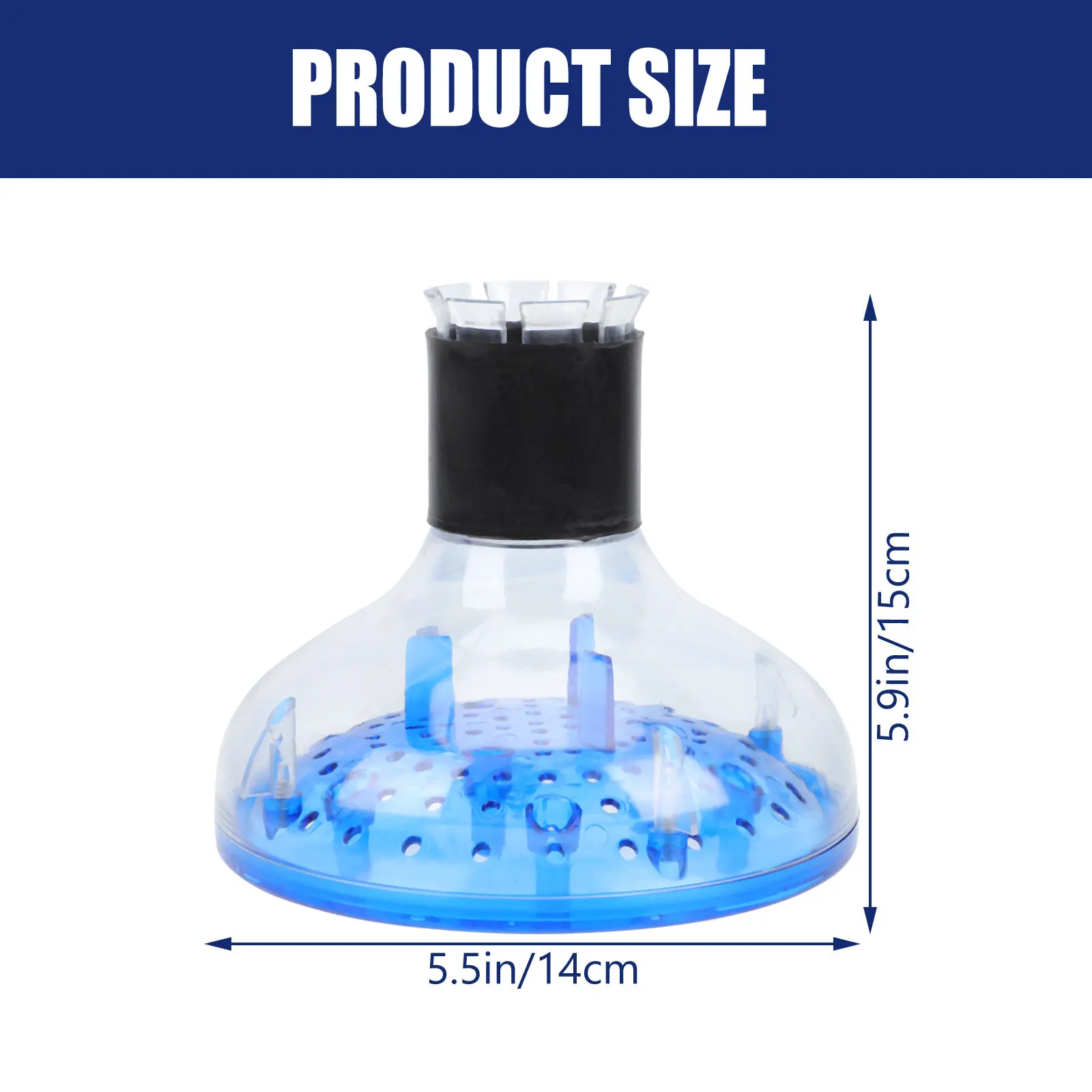 Hair Dryer Diffuser Universal Lightweight Heat-Resistant for Curly, Wavy & Straight Hair – Travel & Salon Use - view 5