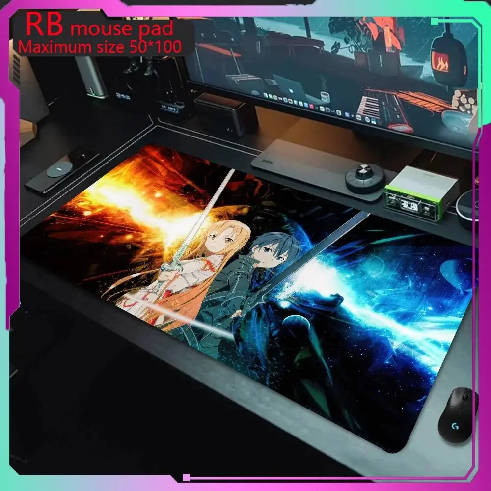 

MousePad Sword Art Online SAO Mouse Pad Electronic game mouse pad is easy to use with anti slip and wear-resistant size suitable