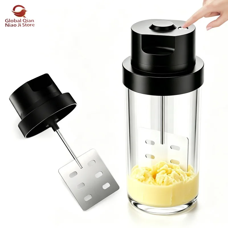 Electric Butter Churn, Hand-cranked Butter Mixer, Electric Cream Blender