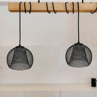 Metal Cage Lamp Shade Ball Shape Hollow Mesh For Pendant Ceiling Chandelier Replacement Cover Hanging Light Shade Lighting