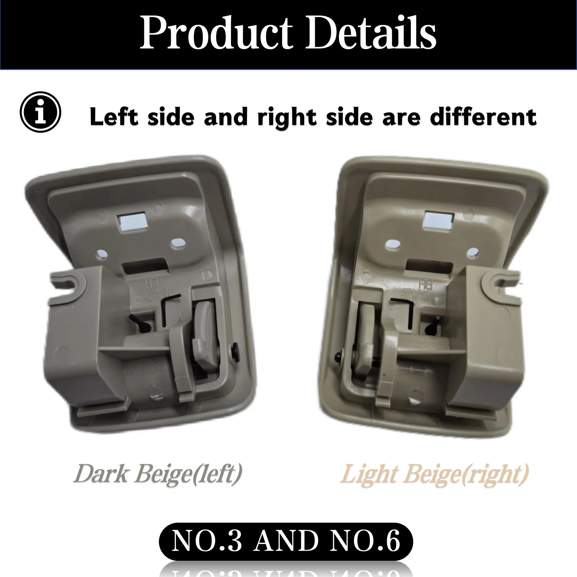 Rear Seat Lock Control Lever for Toyota 4Runner Lexus GX400 GX460 Land Cruiser Prado Adjust backrest handle buckle release latch