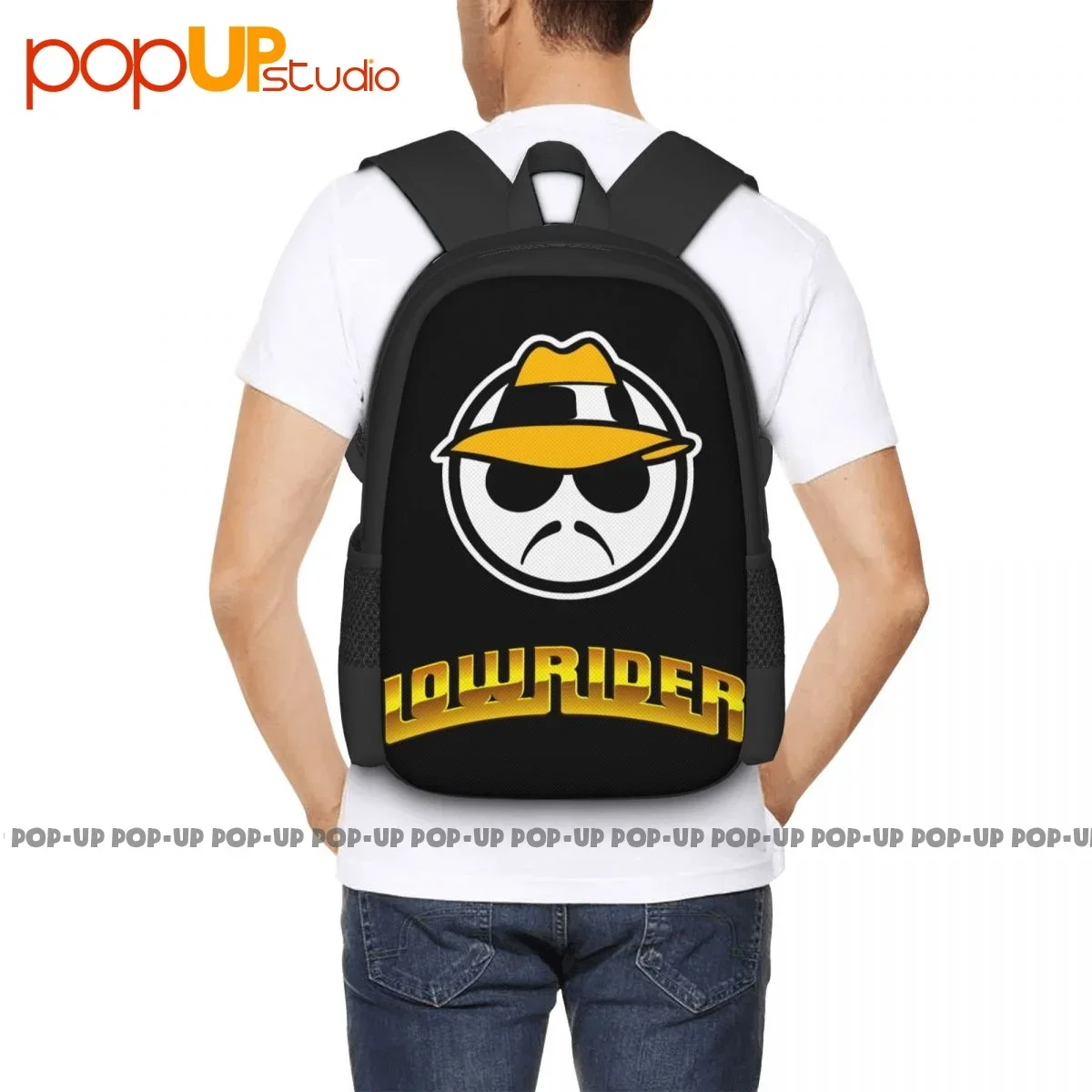 Vintage 90S Car Magazine Low Rider Backpack Large Capacity Print Training Sports Style Bags For Travel