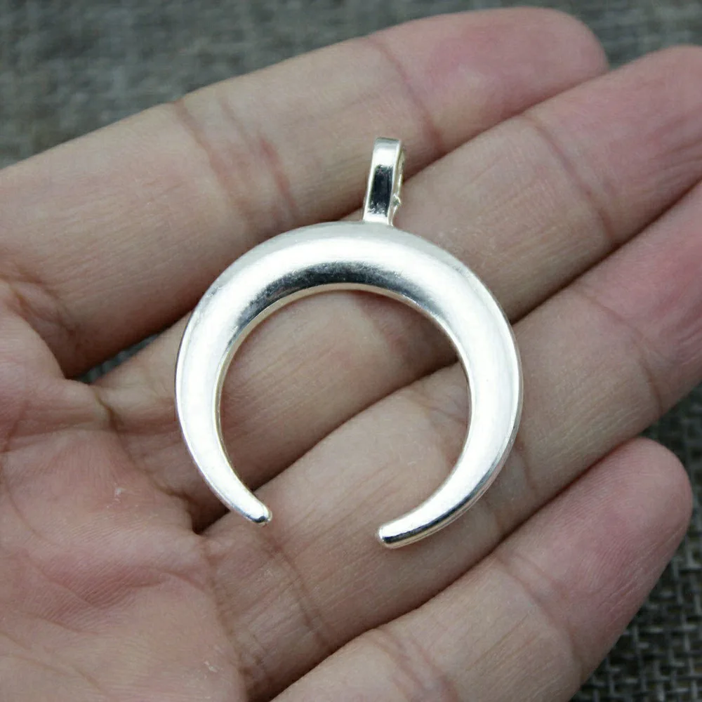 Accessories For Jewelry Crescent Moon Horn Charms Lot Men Accessories 4pcs