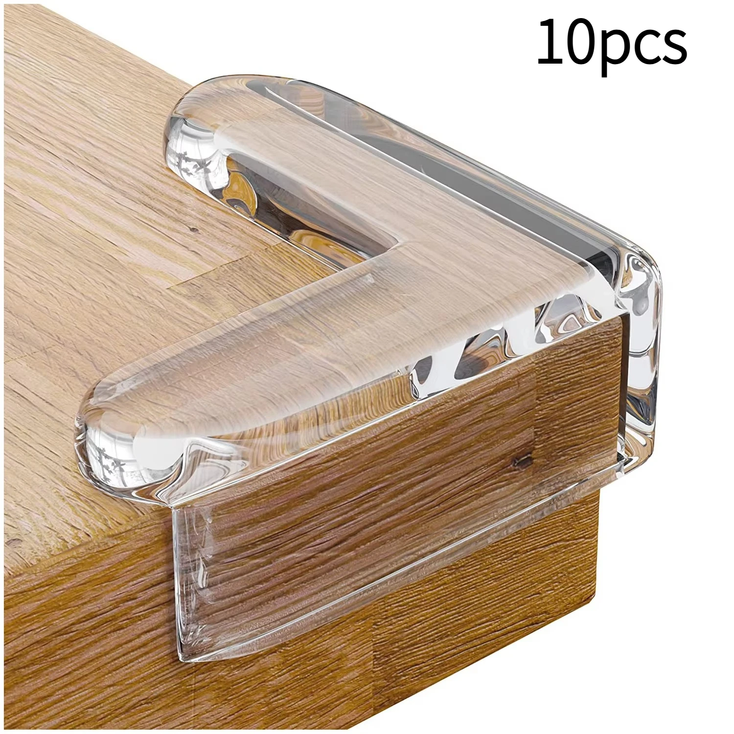 

6/10pcs Transparent Silicone Corner Protector Set, Safe Edge Guards for Power Outlets and Table Corners