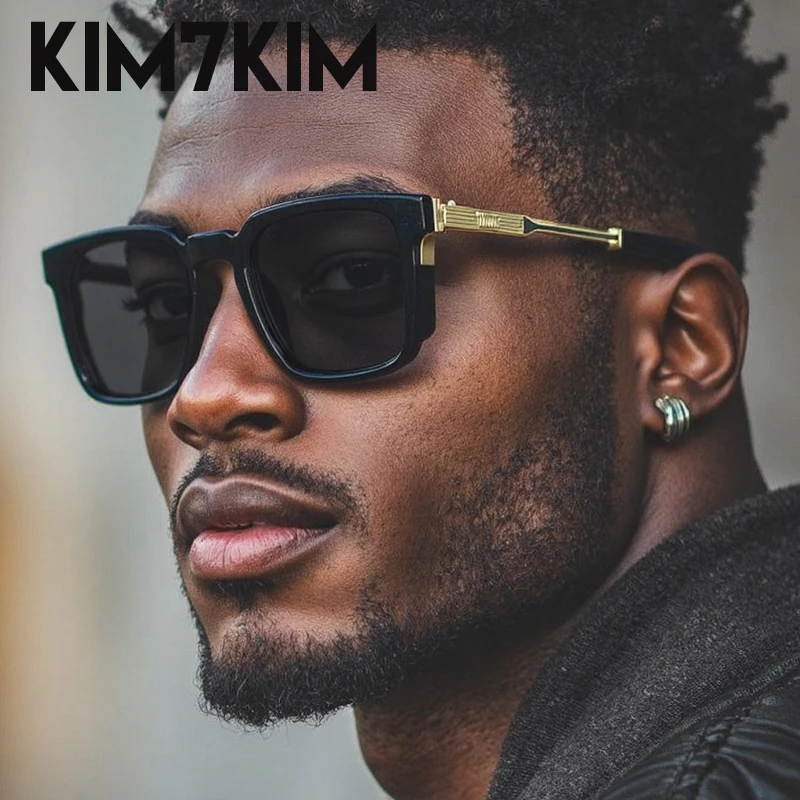 

Oversized Classic Square Polarized Sunglasses Men 2025 Luxury Brand Vintage Driving Sun Glasses For Male Steampunk Eyewear UV400