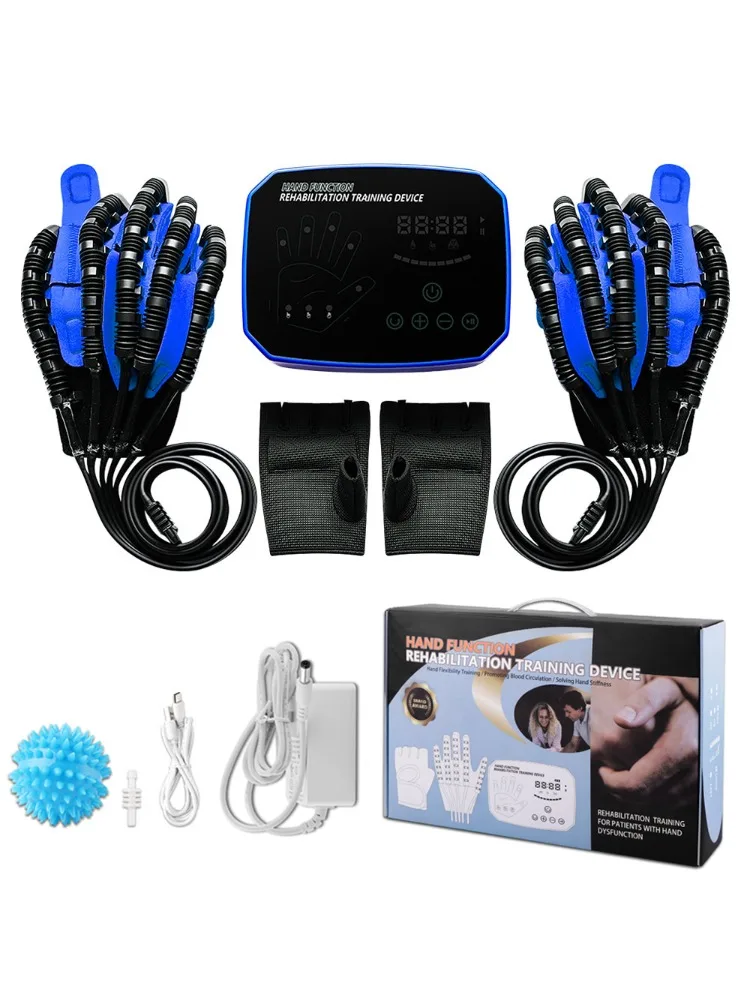 Nouveaux gants de Robot de rééducation des mains pour les accidents vasculaires cérébrales, l'hémiplégie, entraîneur de doigts, exercice de rééducation, dispositifs de rééducation
