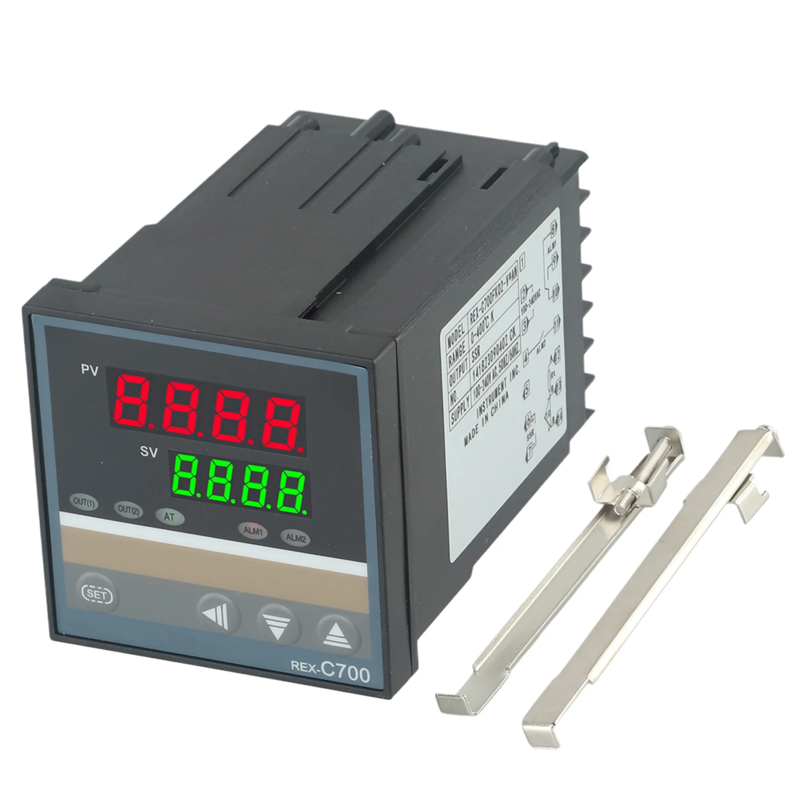 1 Piece REX-C700 Smart PID Temperature Controller 0-400C Digital Thermostat For SSR Output Industrial Automation Control Module