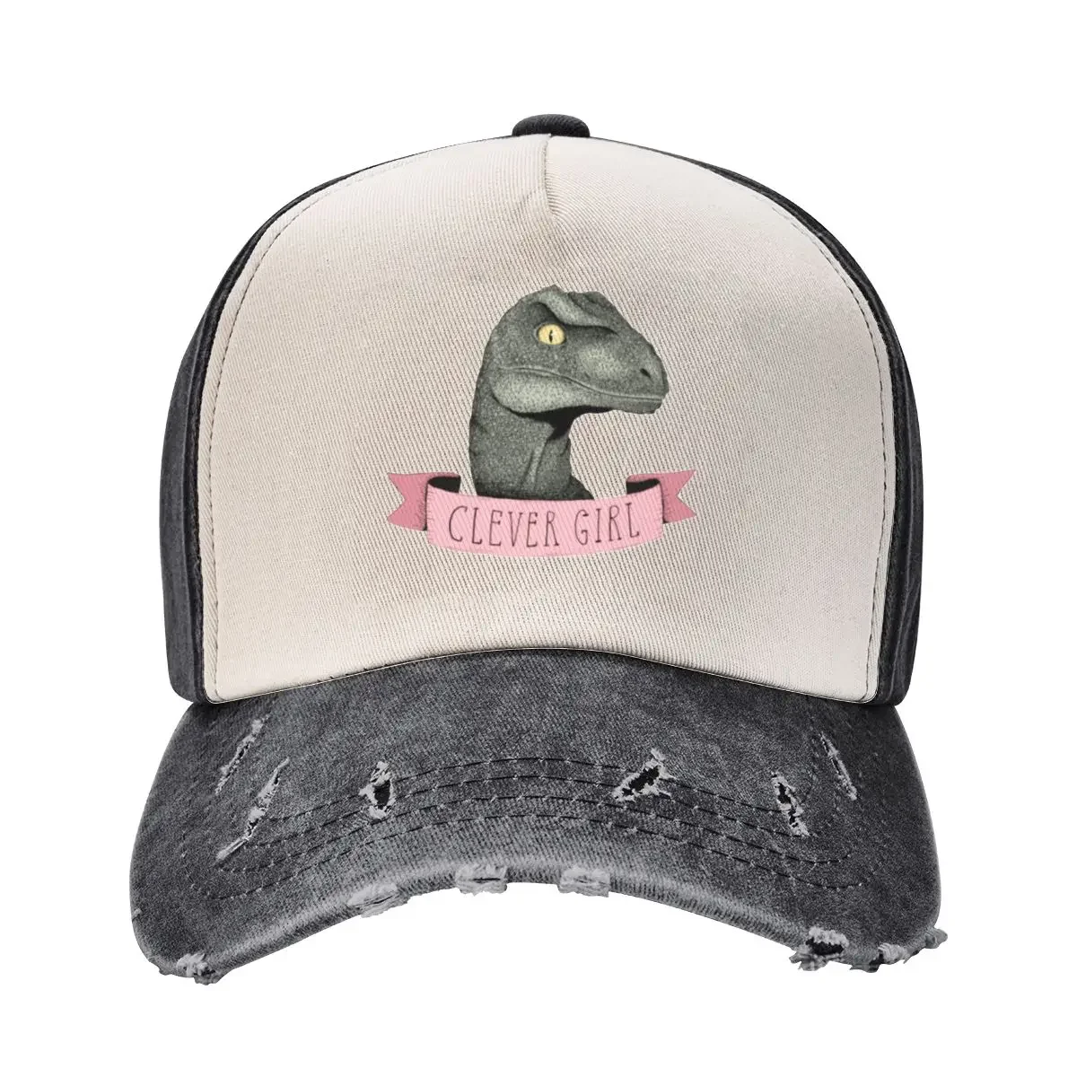 Clever Girl raptor dinosaur Baseball Cap Golf Hat Man Horse Hat Luxury Hat Sunscreen For Girls Men's