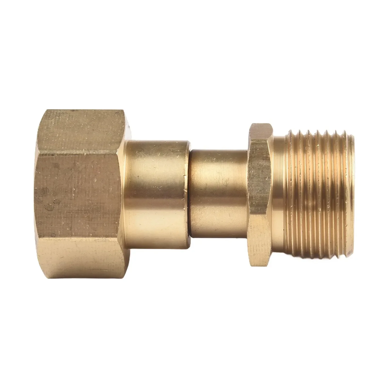 

M22 14mm Thread Fitting Washer Adapter Washer Adapter 360 Degree Rotation For Pressure Washers 360 Degree Rotation