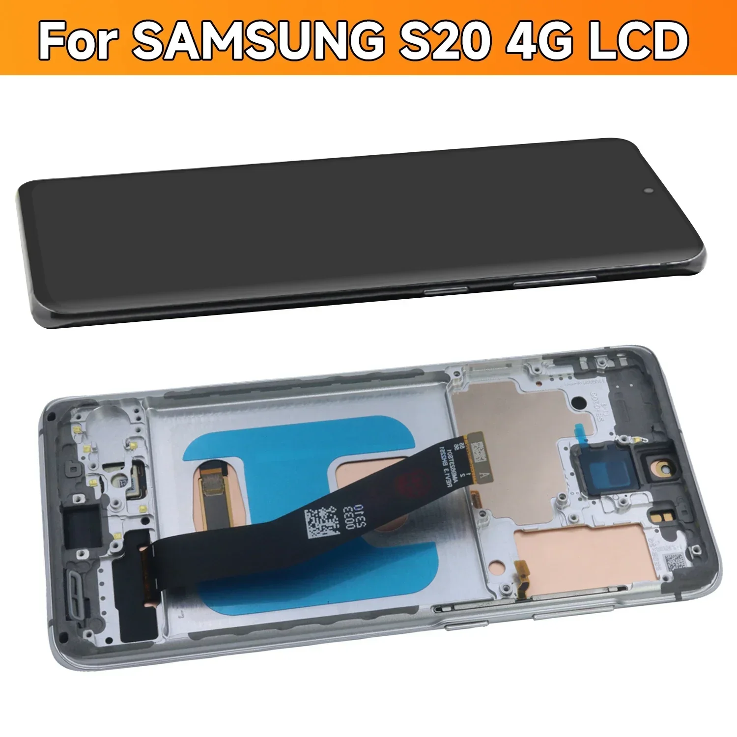 S20 4G For Samsung 6.2\'\' For AMOLED G980 G980F G981 G981F LCD Display Touch Screen Digitizer Assembly Replacement