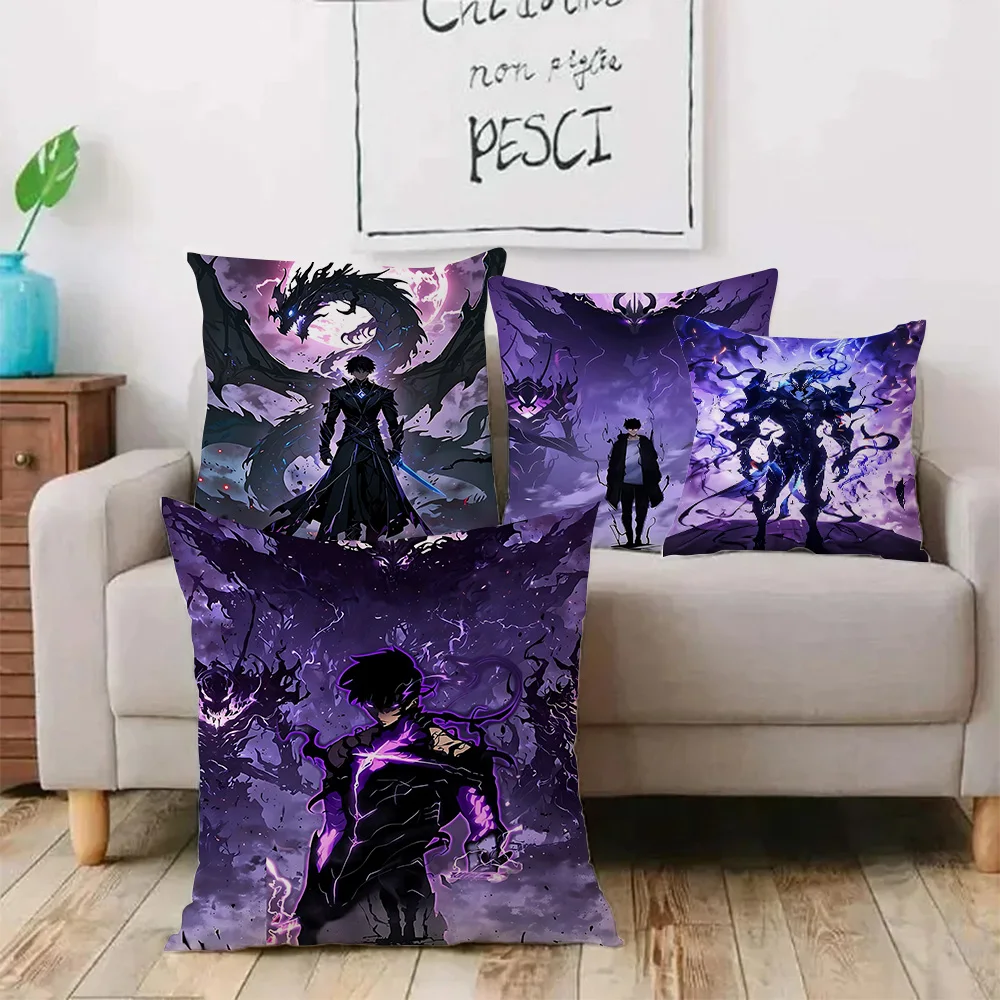 Cartoon Cool Solo For Levelings Pillow Covers Cartoon Sofa Decorative Home Double-sided Printing Short Plush Cute Cushion Cover