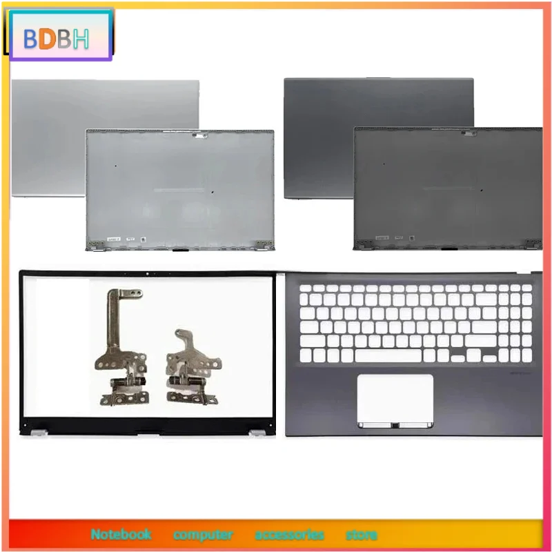 Capa Nova para Laptop BBT para Asus VivoBook 15 X512 X512F F512 V5000F V5000D V5000J, Tampa Traseira LCD/Bezel Frontal/Palmrest/Capa Inferior/Hi