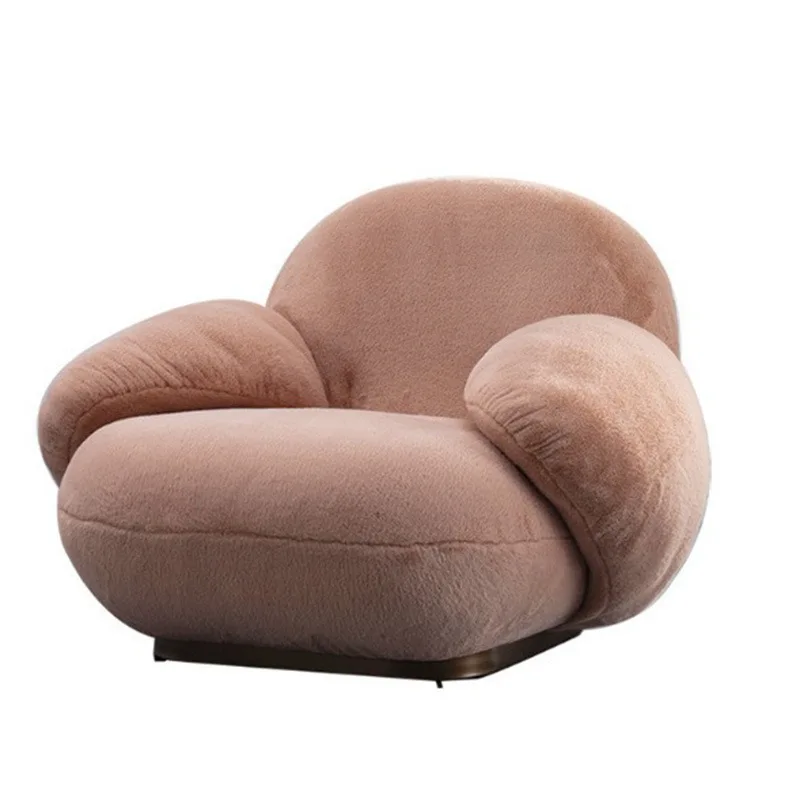 

Internet celebrity large white chair apartment living room light luxury lazy sofa hotel single leisure