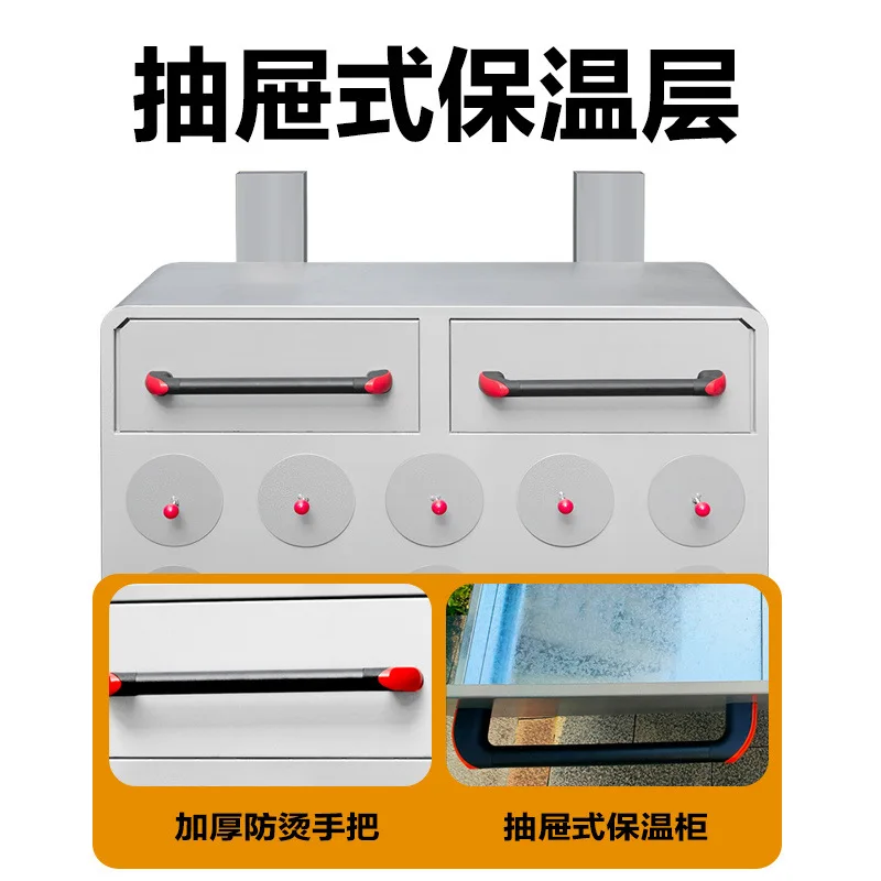 Commercial stall roasting sweet potato stove firewood gas charcoal street roasting corn potato machine