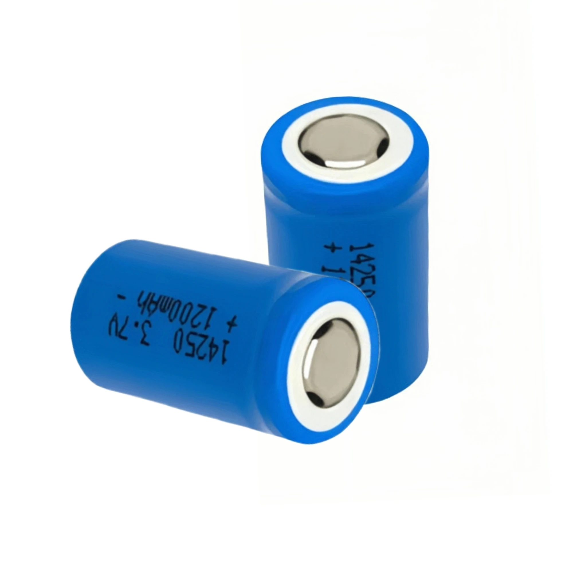 8 Uds Original 14250 batería de litio 3,7 V 1200mAh recargable 1/2AA tamaño cargador USB para termómetros digitales punteros láser