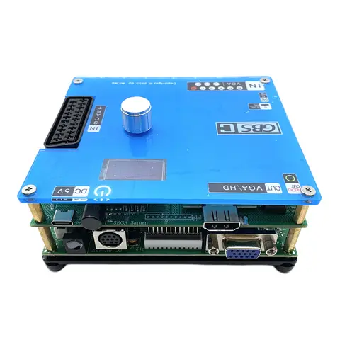 GBS Control Video Converter LCD Screen HD Video Converter Adapter Supports 1080P VGA/SCART To VGA Scan Converter for PS2 Console