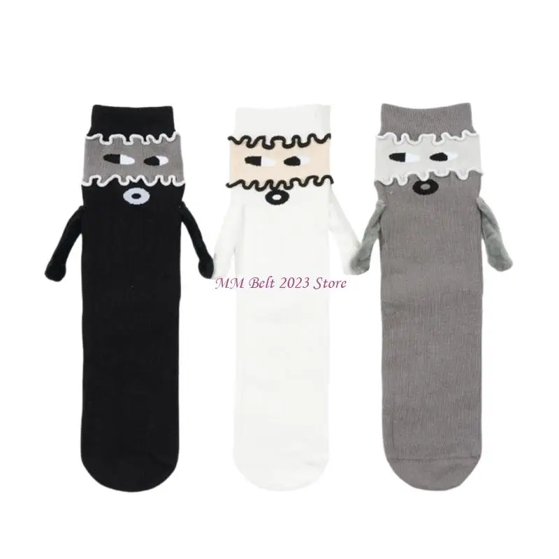 

49ME 1Pair Holding Hands Socks Funny Couple Socks Graduation 2025 Gifts