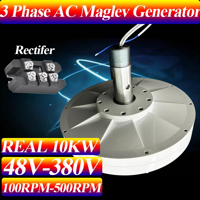 

Corrosion resistant maglev generator for ocean energy generation, tidal/wave energy conversion, high-strength sealed, salt spray