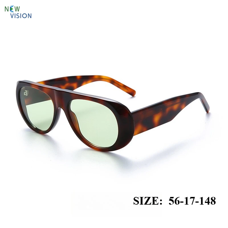 

Новые женские солнцезащитные очки из ацетата, широкие, в стиле «черепаха», с большой оправой, высококачественные, для улицы, мужские, солнцезащитные, модные, поляризованные.