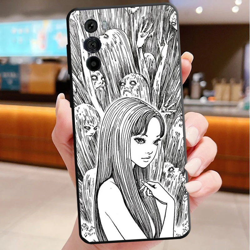 حافظة هاتف لهاتف موتورولا إيدج 50 40 برو 60 50 40 30 Ultra Neo Fusion Moto G85 G72 G53 G54 G84 G13 G32 رعب ياباني كوميدي