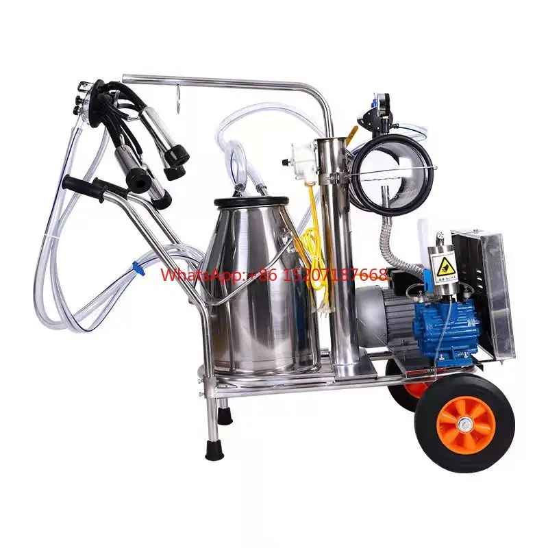 Milk Collection Machine From Cow Vacuum Pump Portable Machine Goat Milker Mil Automatic Milking Machines for Cows for Sale