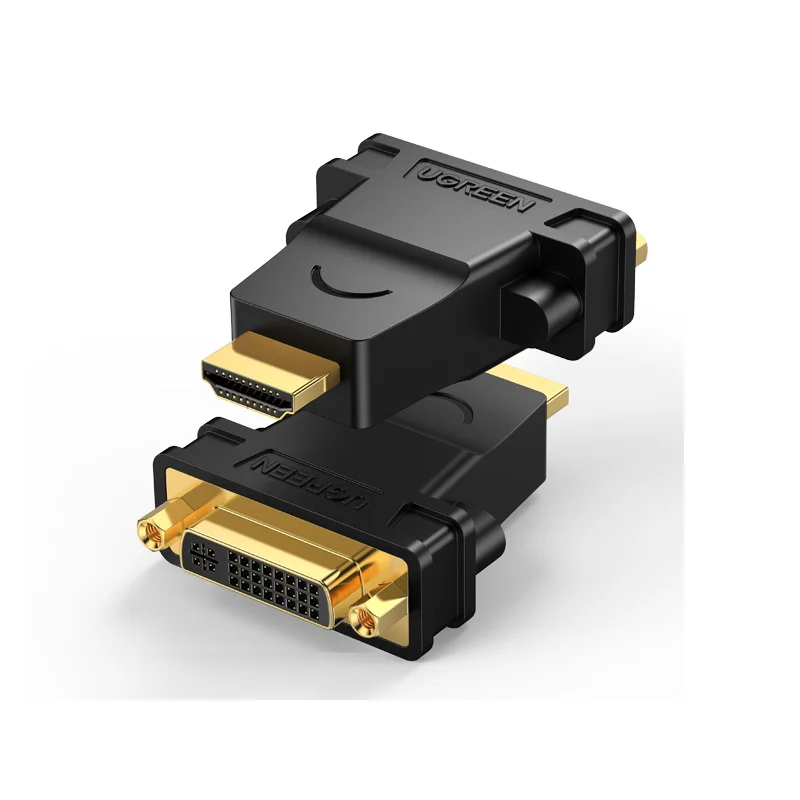 

UGREEN HD-MI to DVI Cable, Bi-Directional HD-MI Male to DVI-D(24+1) Female Adapter, 1080P DVI to HD-MI Converter