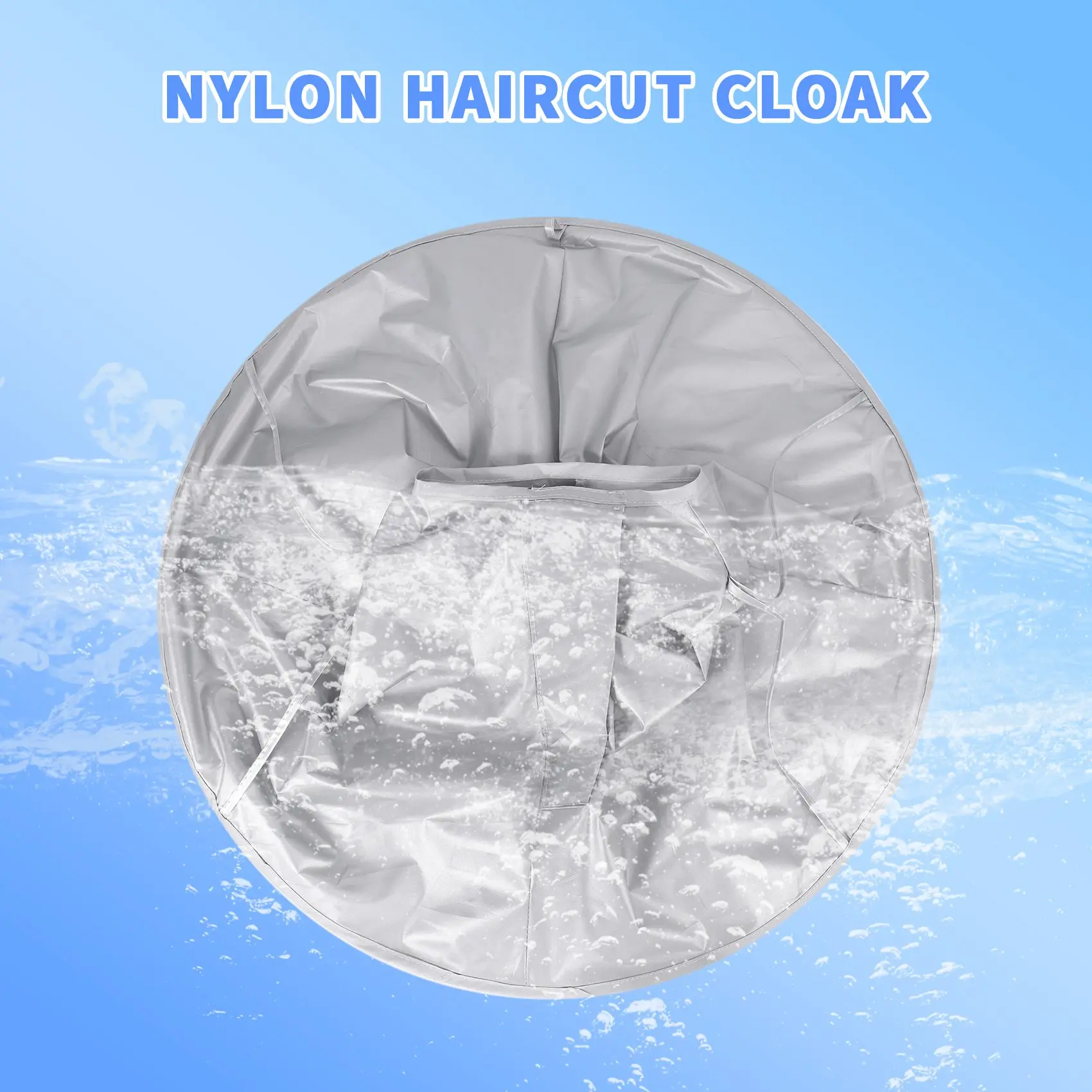 

B92A Salon Barber Gown Cloth Hair Cutting Cloak Umbrella Hairdressing Cape Home Use Shawl Apron
