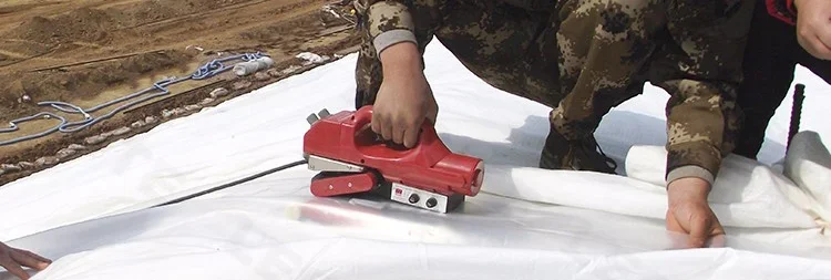 Pistola de soldagem de ar quente, máquina de solda, membrana, lago, forro, máquinas de conexão, solda, geomembrana