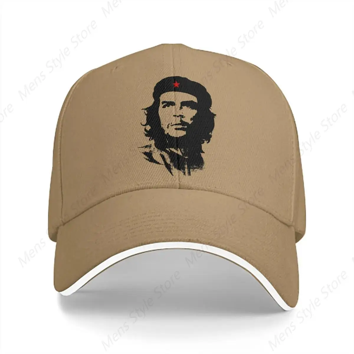 Pure Color Dad Hats Avaattar Women's Hat Sun Visor Caps Che Guevara Peaked Cap