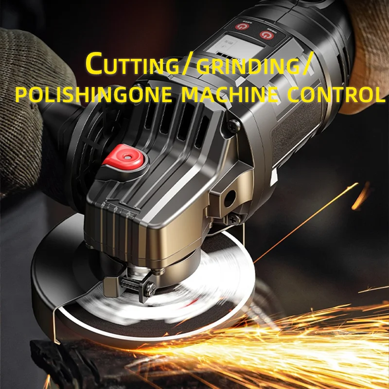 Brushless Cordless Angle Grinder & Polisher – Rechargeable Lithium-Ion, Multi-Tool for Cutting, Grinding & Polishing