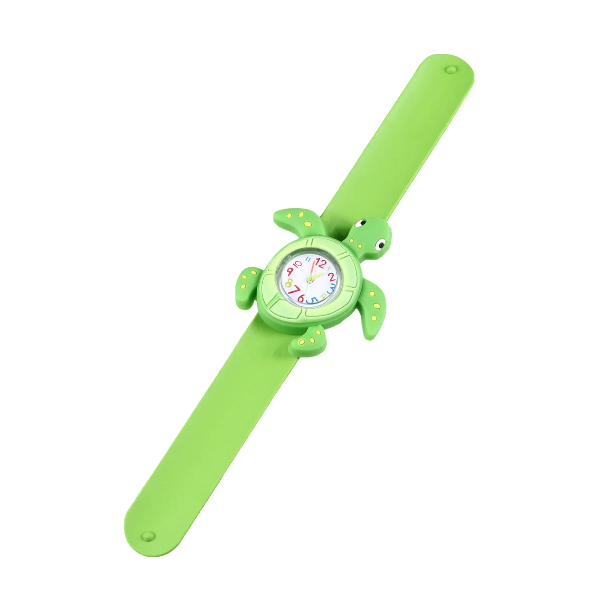 2Pcs Kids Watch Cartoon Marine Animal Theme Red Crab Green Sea Turtle Comfortable Wristband Birthday Party Gift Favor