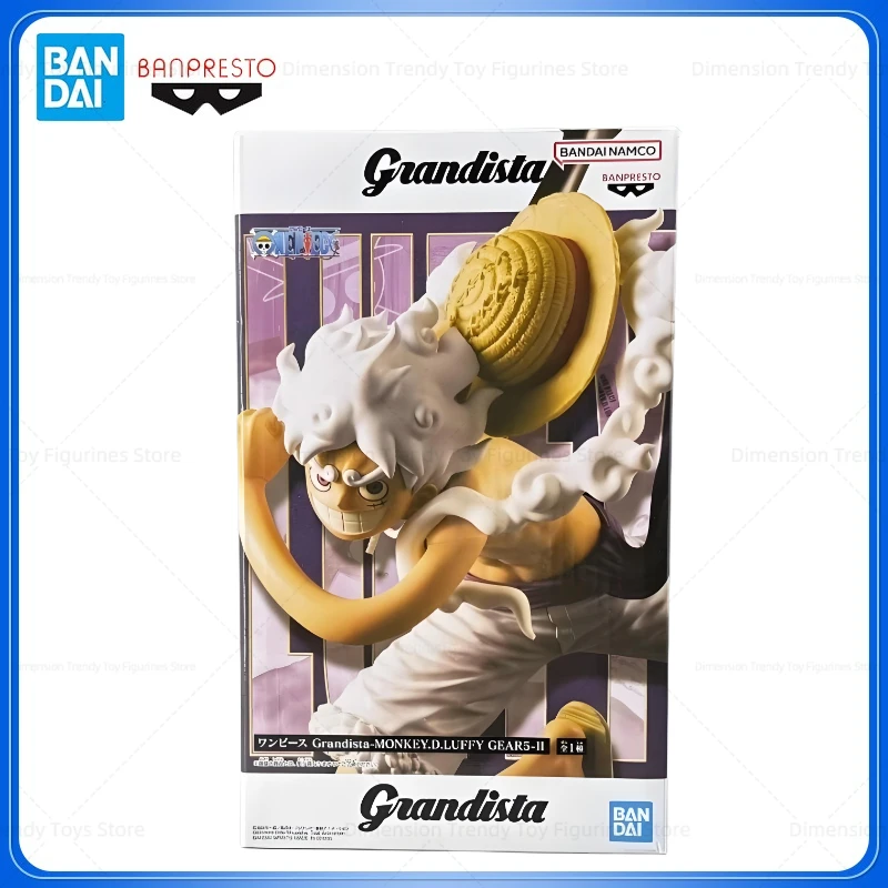 Bandai en Stock Banpresto Original Grandista Anime One Piece Monkey D. Luffy Gear 5 II figura de acción modelo juguetes regalos DT